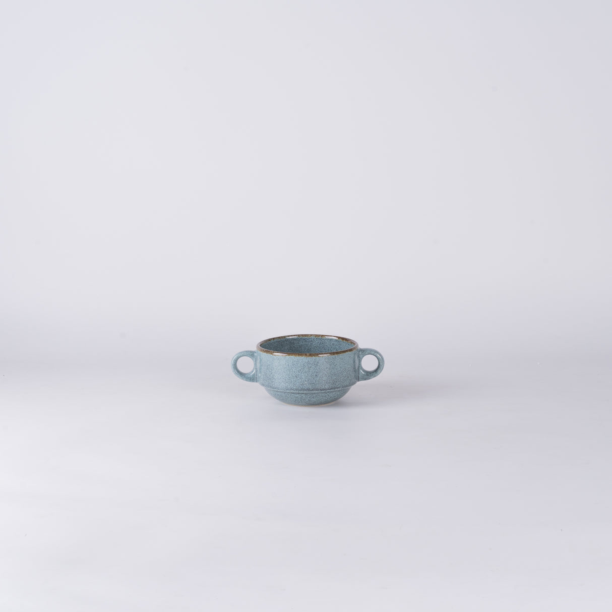 Pedra Rocha Green Soup Cup With 2 Handle