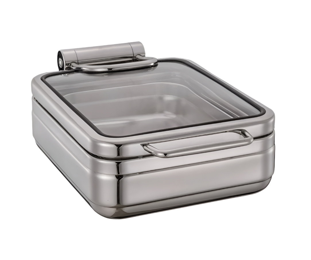 Chafing Dish Body 2/3 with Glass Window Porcelain