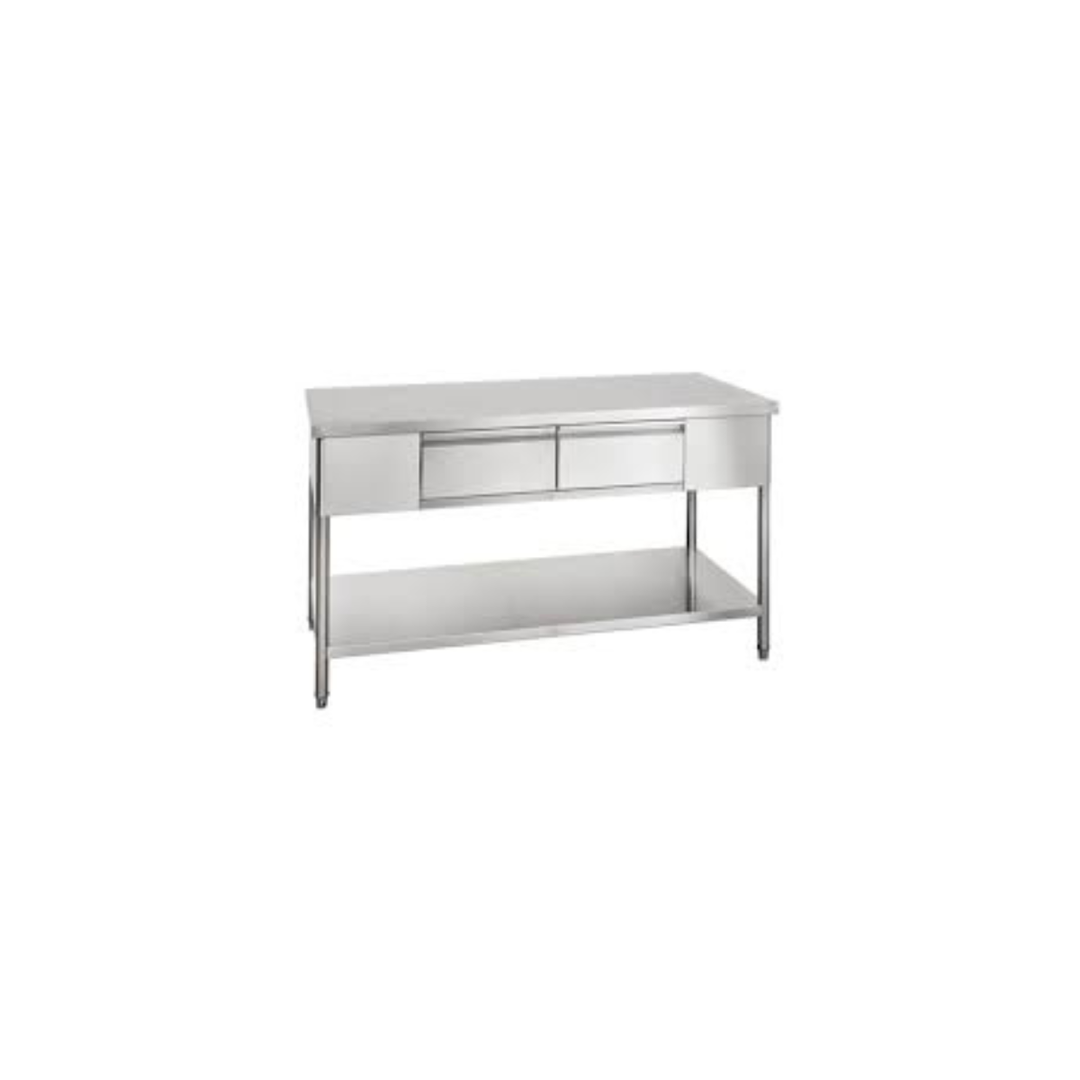 S/S Working Table W/ Drawers WKDW-150