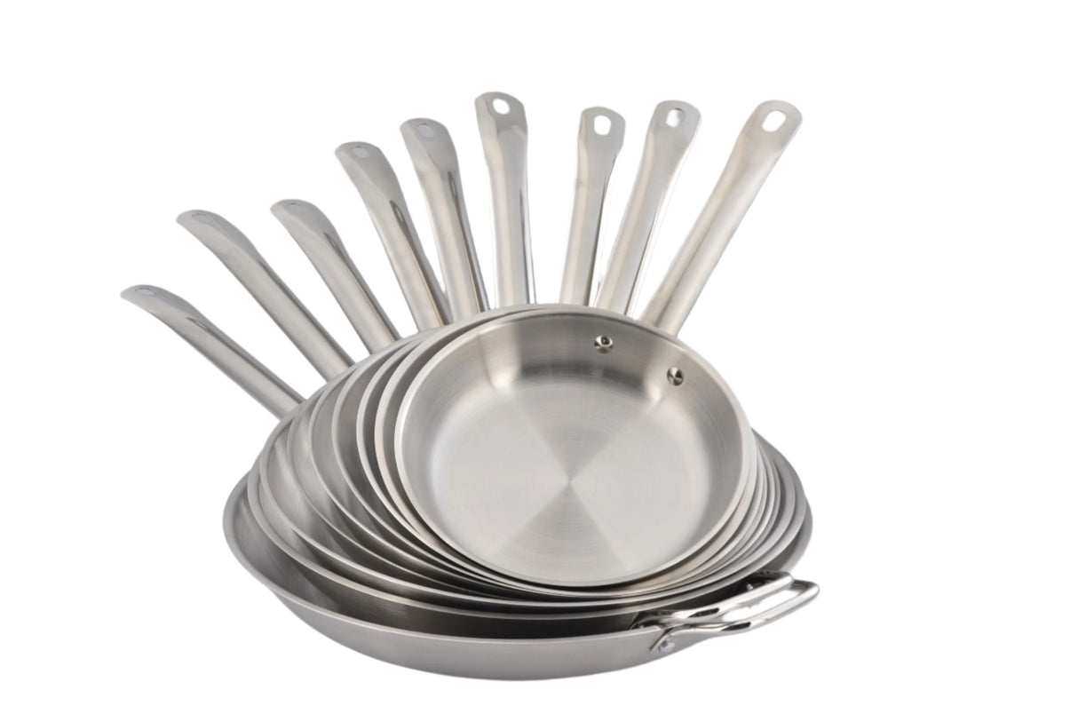 Stainless Steel Tri-ply Frypan 28cm