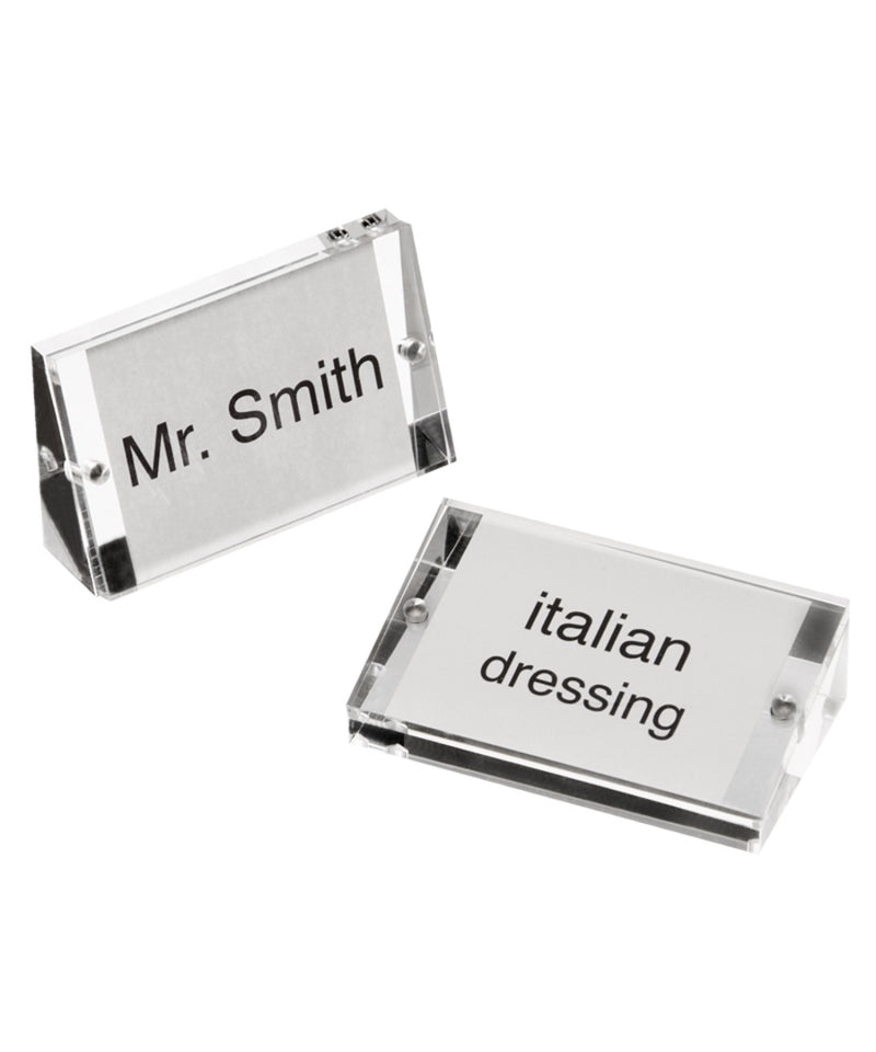 Price Tag Holder Silver