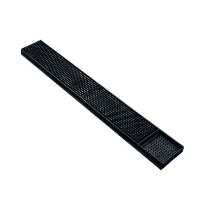 Bar Mat Rubber Spill Proof Anti Slip 60x10cm