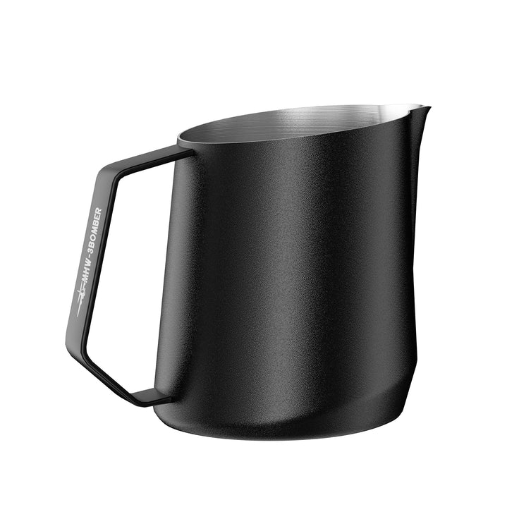 GT Milk Pitcher 600ml-Mate Black-U-Shape spout
