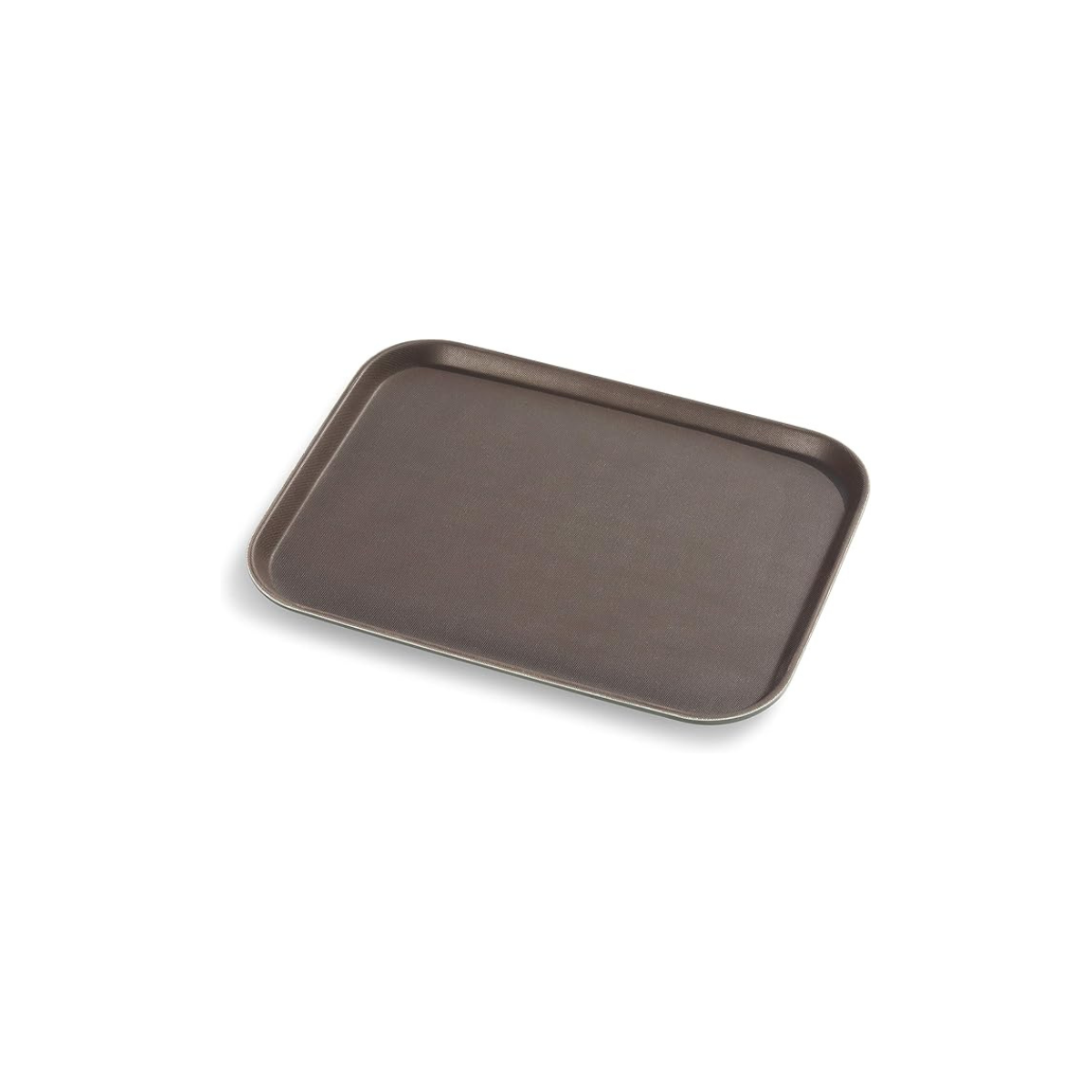 Brown Rectangular Anti-Skid Tray 25,4 x 35.6cm