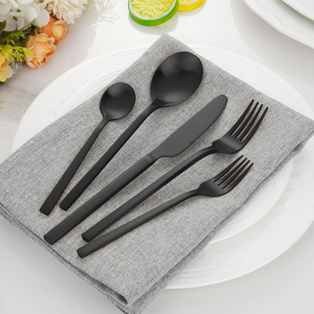 Noir Black 5pcs Set