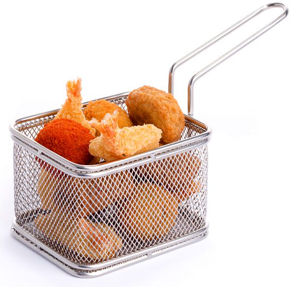 Fry Basket Stainless Steel 10 x 8 x 6.5 cm