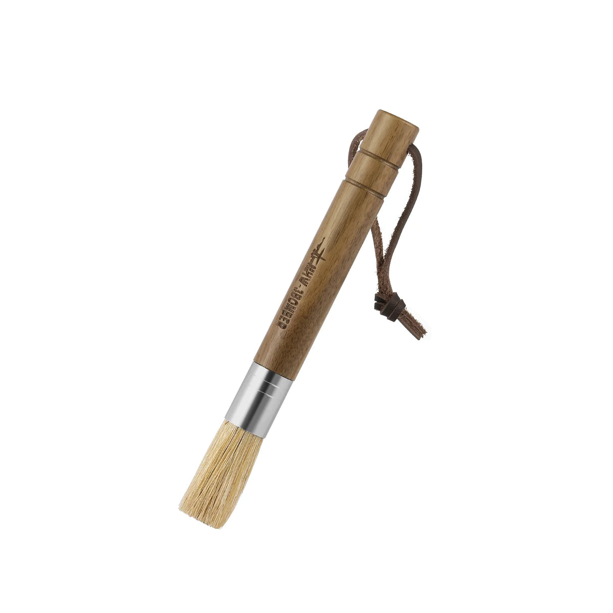 Wings Cylindrical Brush Walnut