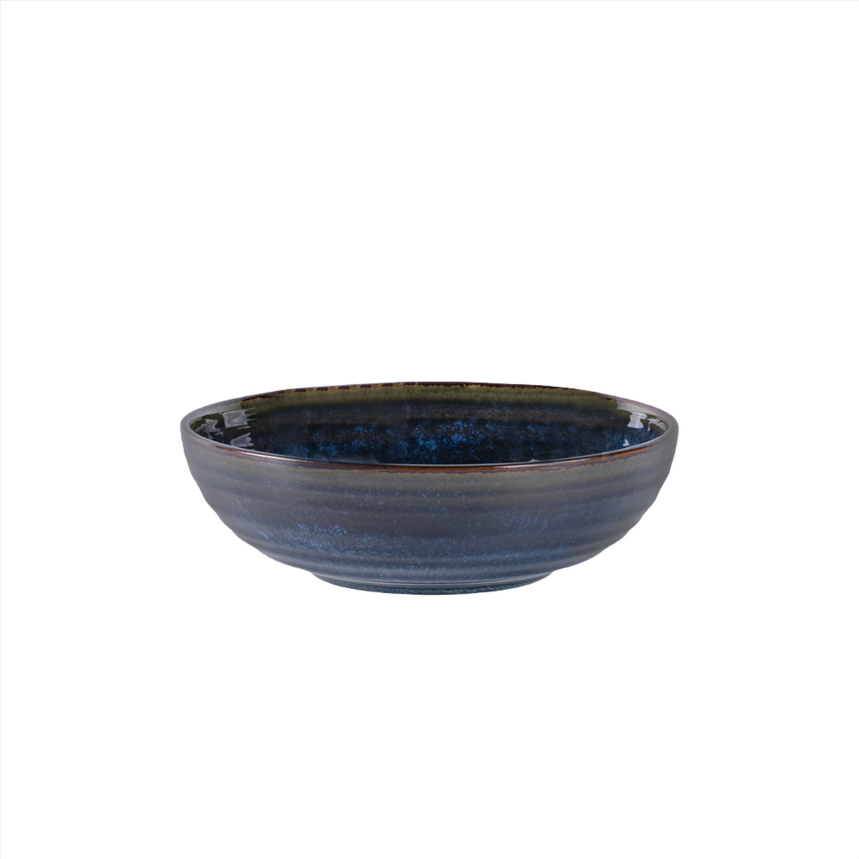 Serena Blue Calico Pasta Bowl