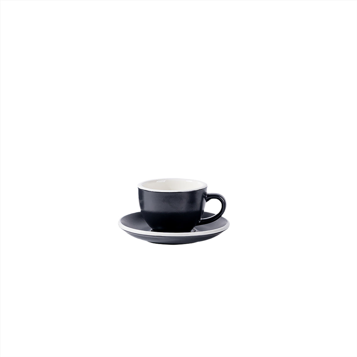 Cappuccino Cup and Saucer Graphite 7oz