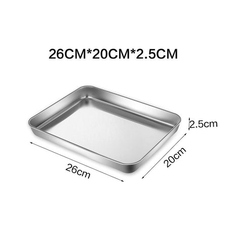 Rectangular Tray 26.5cm Stainless