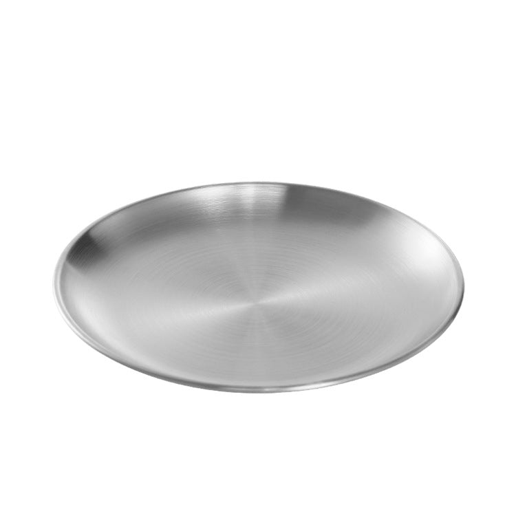 Stainless Steel Round Plate 20cm