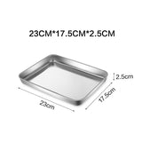 Rectangular Tray 23.5cm Stainless