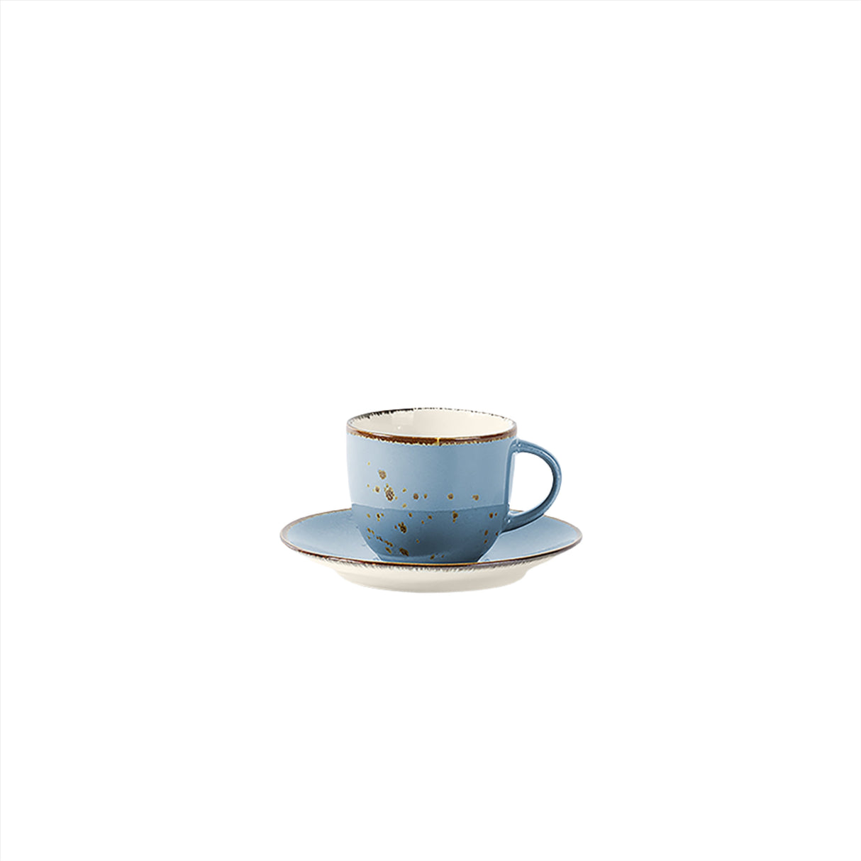 Rustic Blue Cup and Saucer