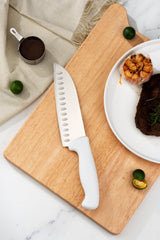 7" Santoku Knife White 5Cr15MoV