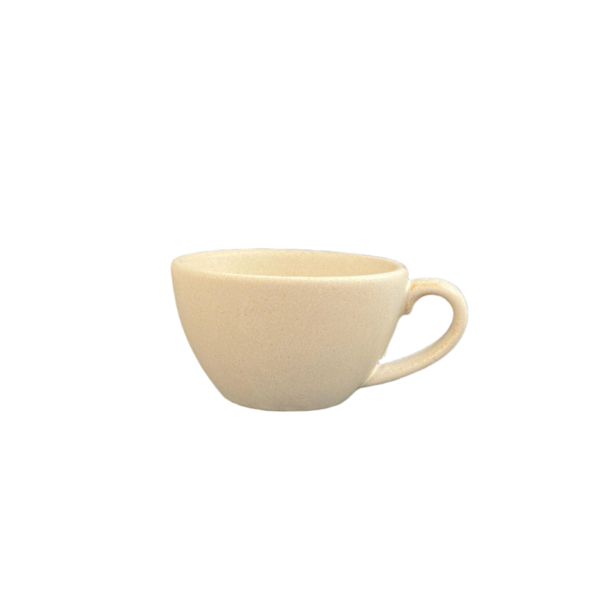 White Matte Flat White Cup 150ml