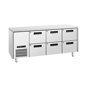 S/S Under Counter Chiller Drawer Series M-RW6T3NNN