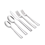 Minimalist Silver Cutlery Set - 5 Pcs