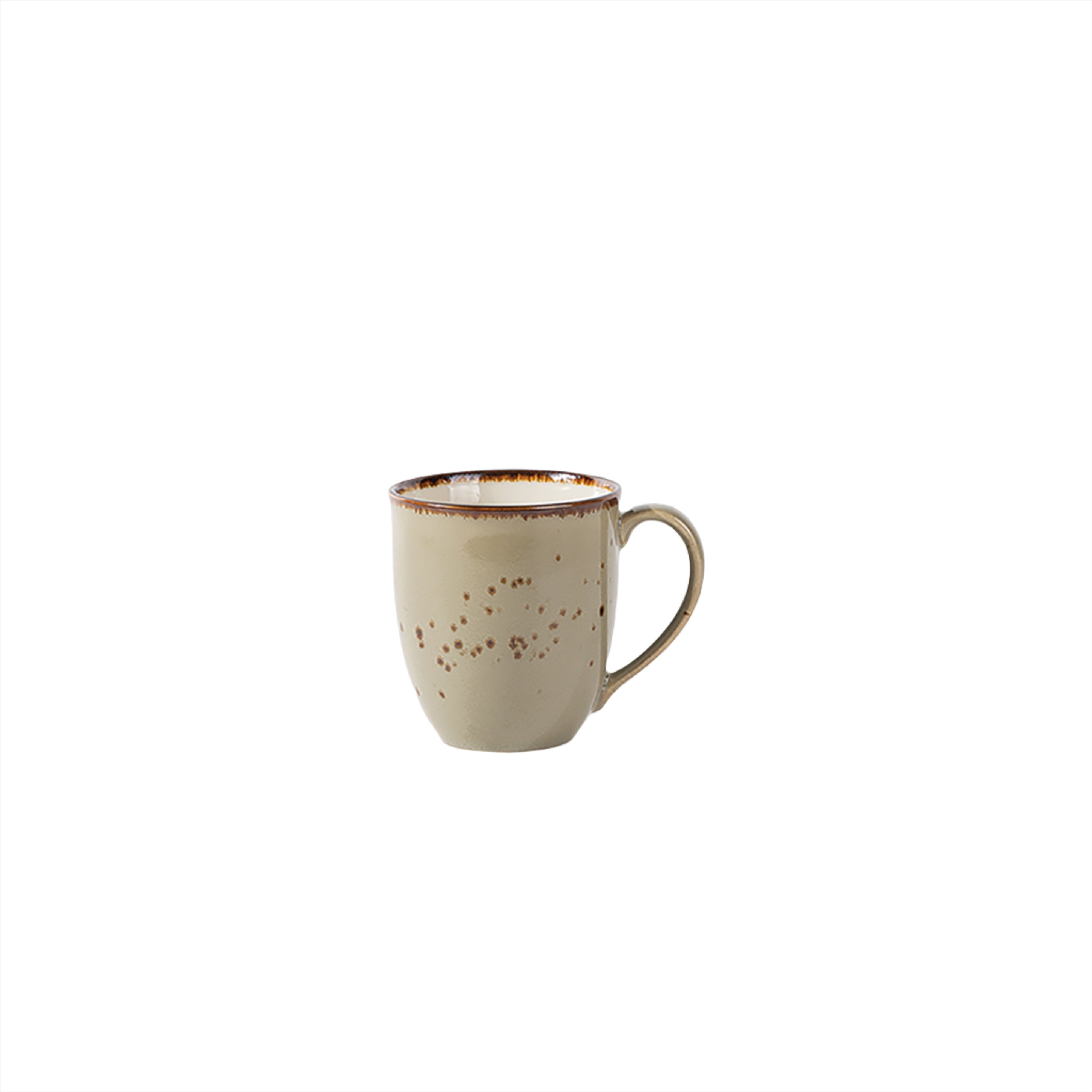 Reactive Brown Mug