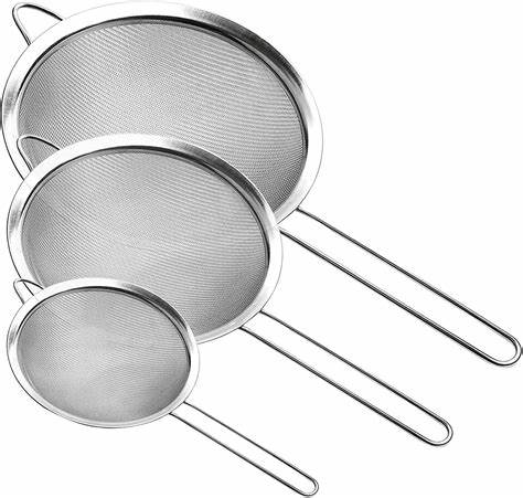 S/S Fine Mesh Strainer Kitchen Sieve 20cm