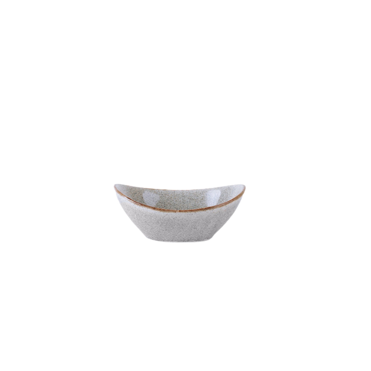 Pedra Rocha Grey Oval Bowl 22cm