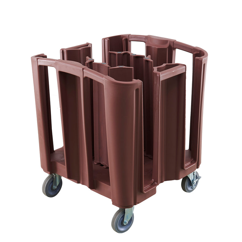 Adjustable dish cart