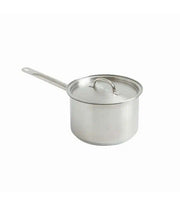 Stainless Deep Sauce Pan With Lid D.12 x H.7,5 cm