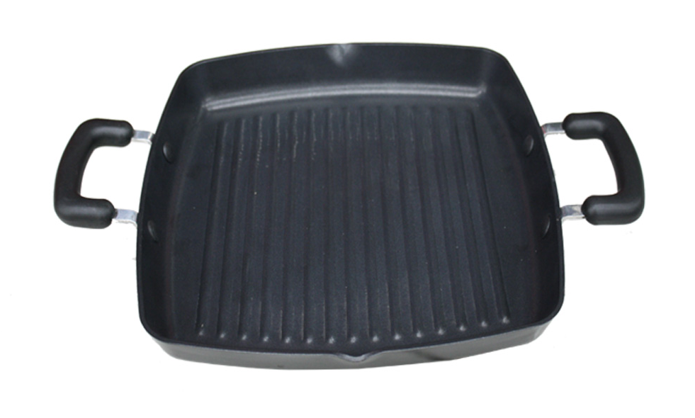 Commercial 28 cm Square Grill With Lips