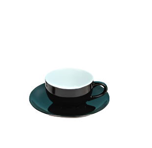 Coffee Set Porcelain Black