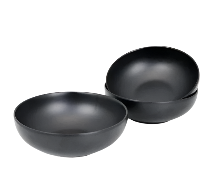 Black Matte Bowl 17cm