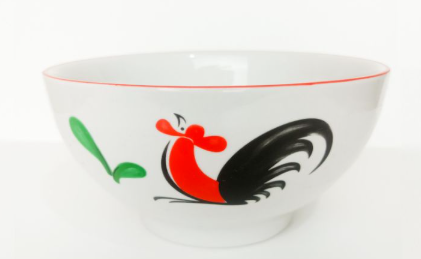 Mangkok Ayam Jago 14 cm