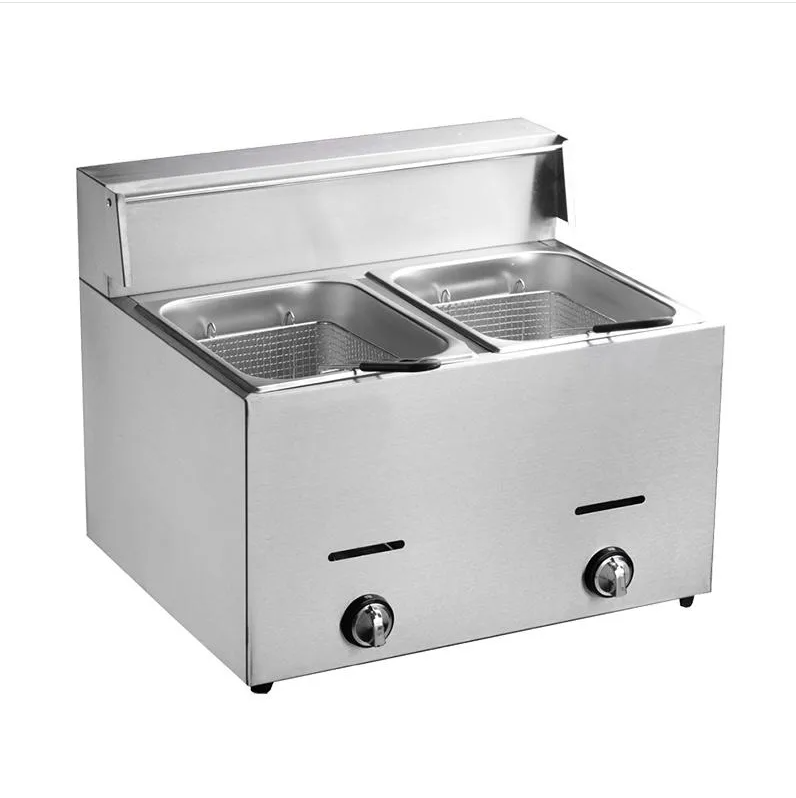 Gas Fryer 2 Tank 2 Basket (2 x 6 Liter)