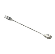 Cocktail Spoon Long Mixing Spoon With Fork