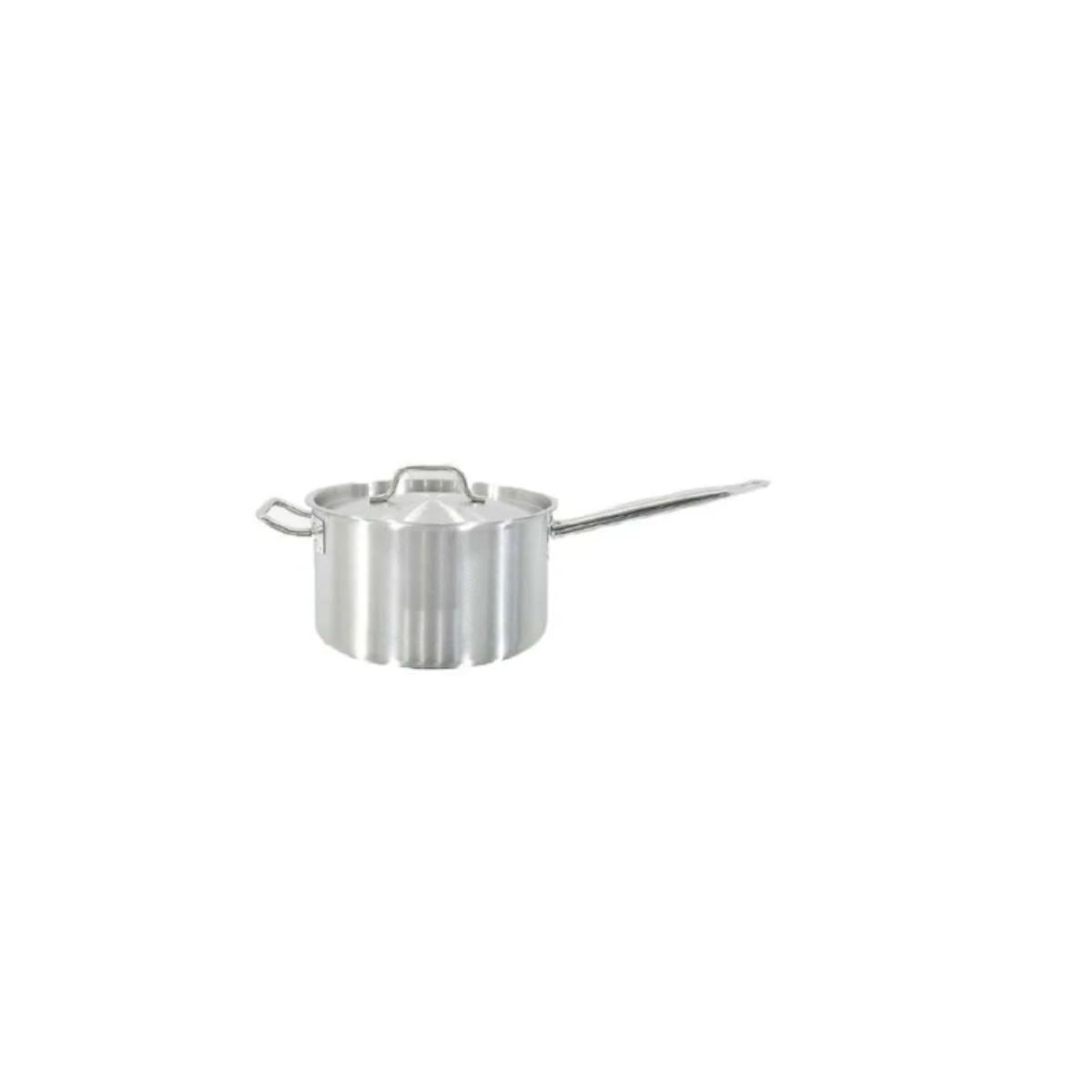 Stainless Deep Sauce Pan With Lid D.30 x H.18 cm