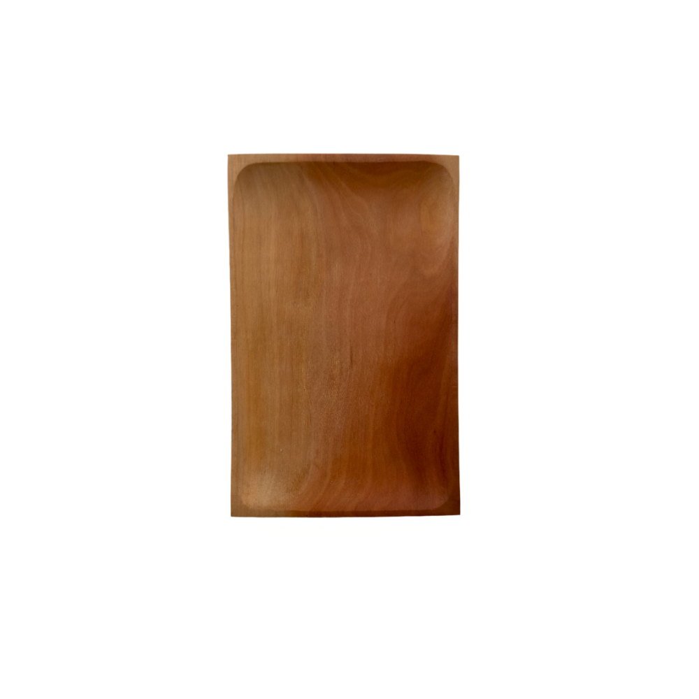 Small Rectangle Wood Tray 20 x 12