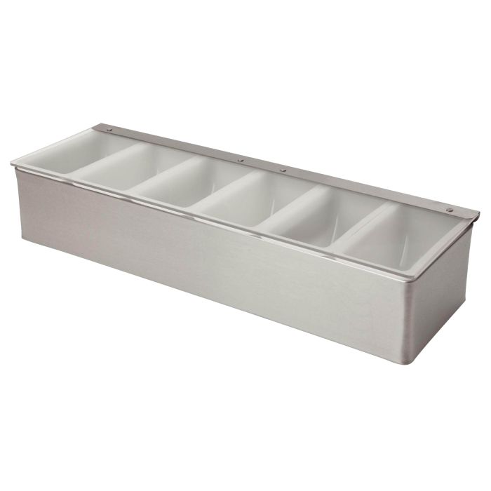 Stainless Condiment Holder 6 Slots