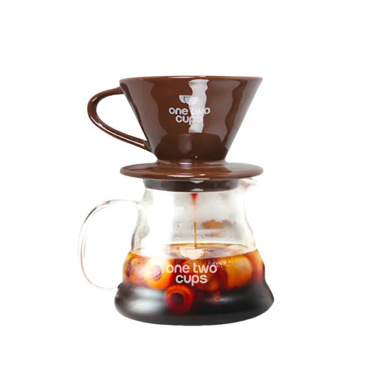 Coffee Filter Dripper V60 Brown 1-2 Cups