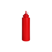 Squeeze Dispenser 8 Oz w/ Cap Red