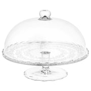 Round Glass Cake 29cm With Lid