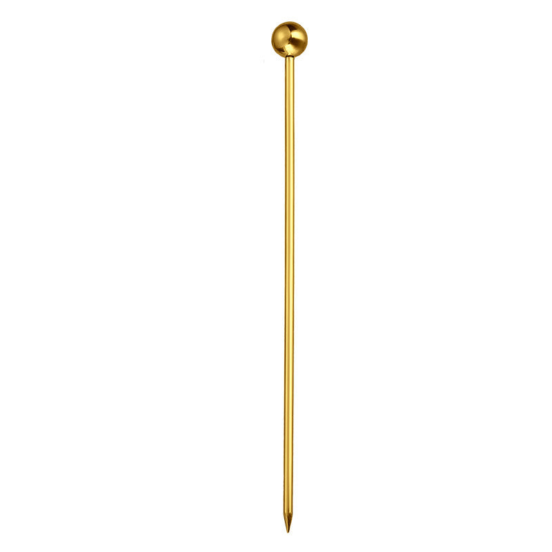 Tusukan Cocktail - Round Gold