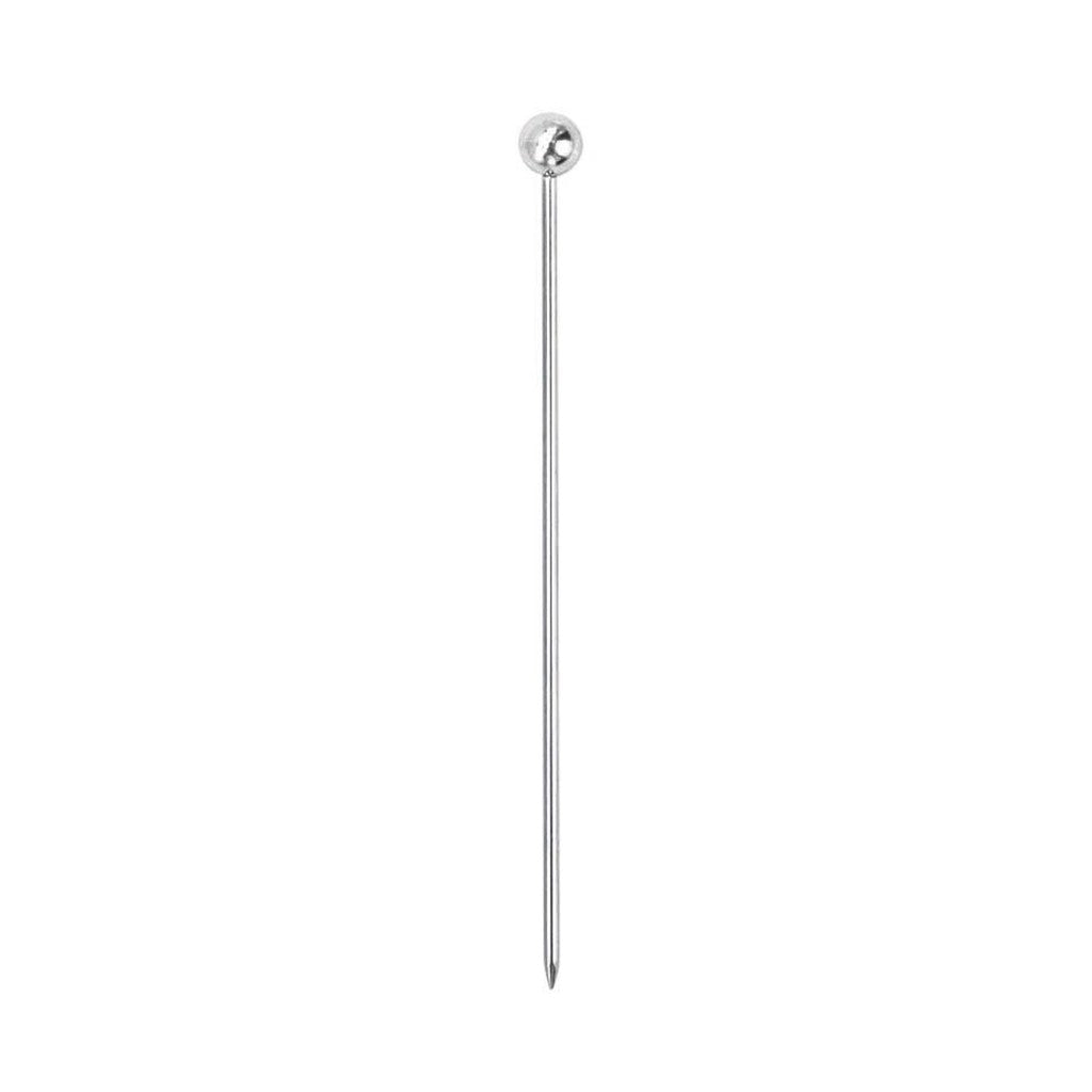 Tusukan Cocktail - Round Silver