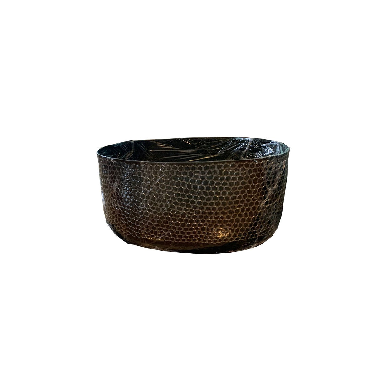 Crackle Collection Beverage Tub Black 15.25" x 10.75" x 7.5"